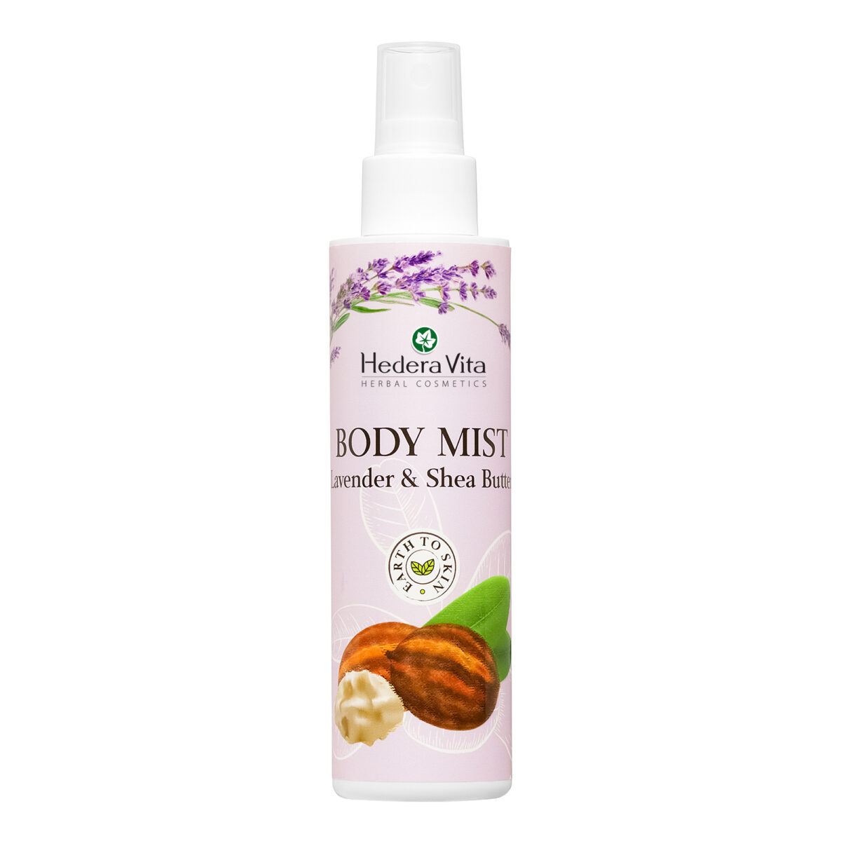 Body Mist – Earth To Skin Lavanda/Ši buter, 150ml