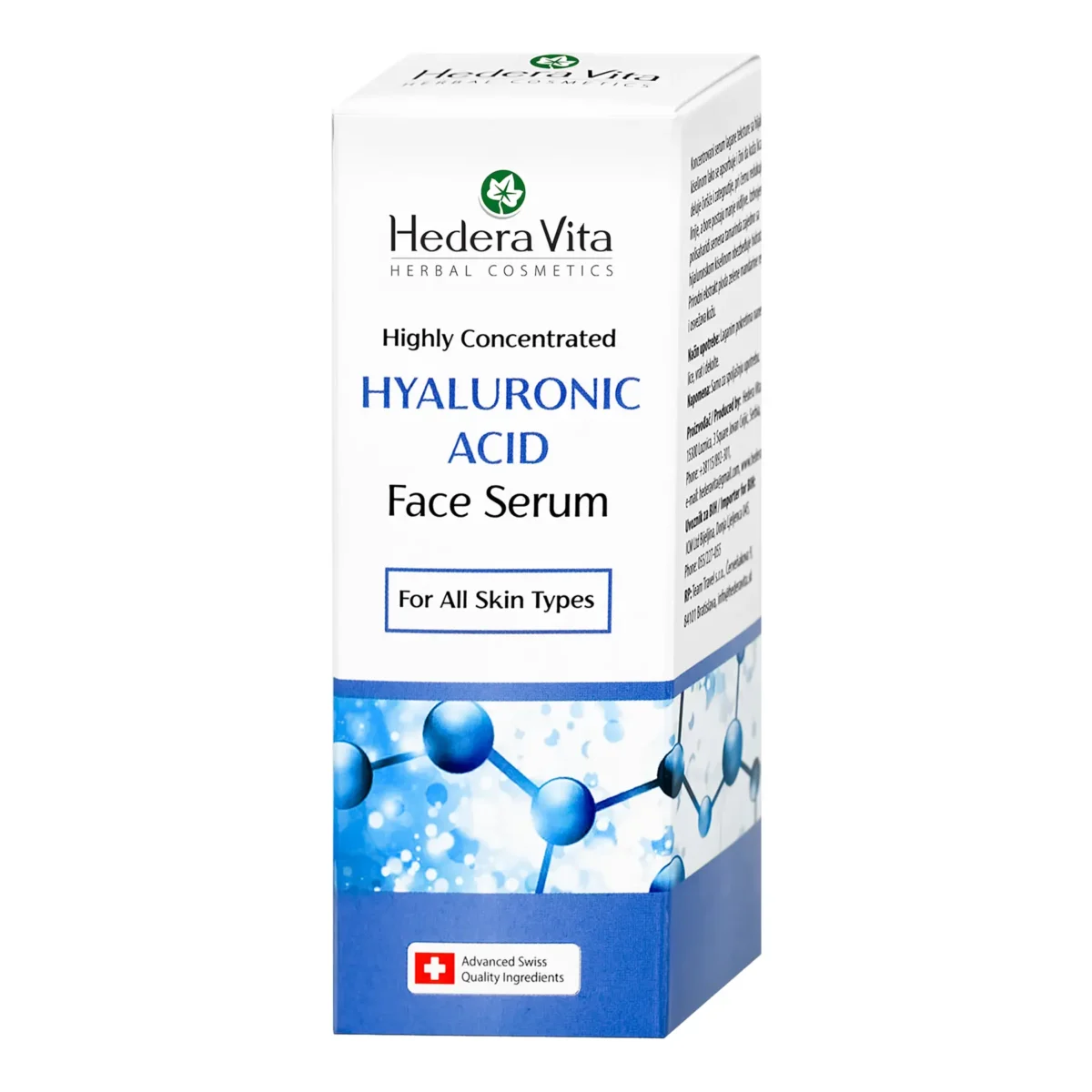 Anti-age serum za lice sa hijaluronskom kiselinom – HYALURONIC ACID serum za lice, 15ml