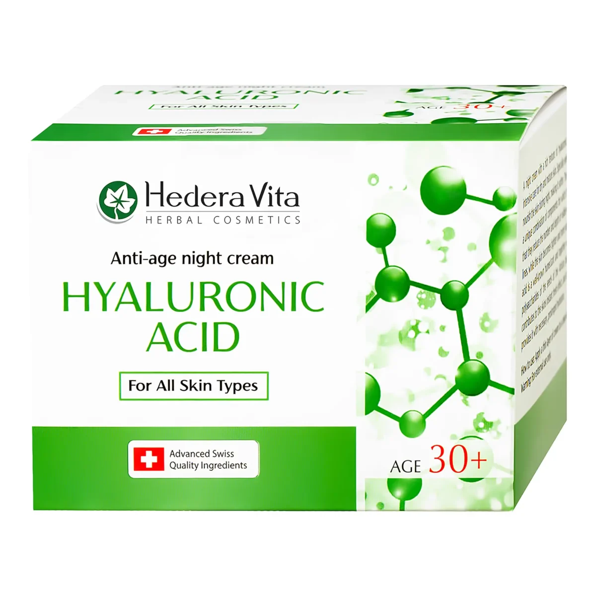 Anti-age noćna krema sa hijaluronskom kiselinom – HYALURONIC ACID noćna krema, 50ml