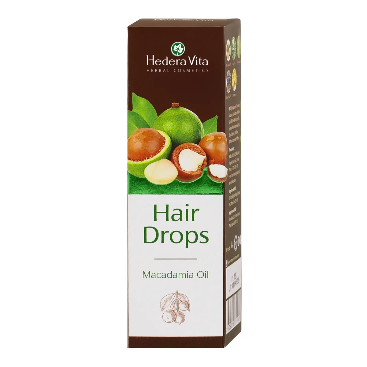 Kapi za kosu sa uljem makadamije – kapi za kosu, 50/100ml