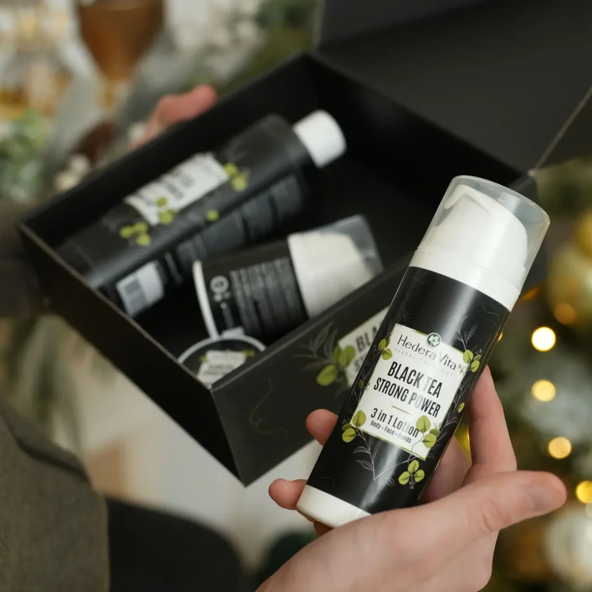 Alternative view of Poklon set – Black Tea Strong Power
