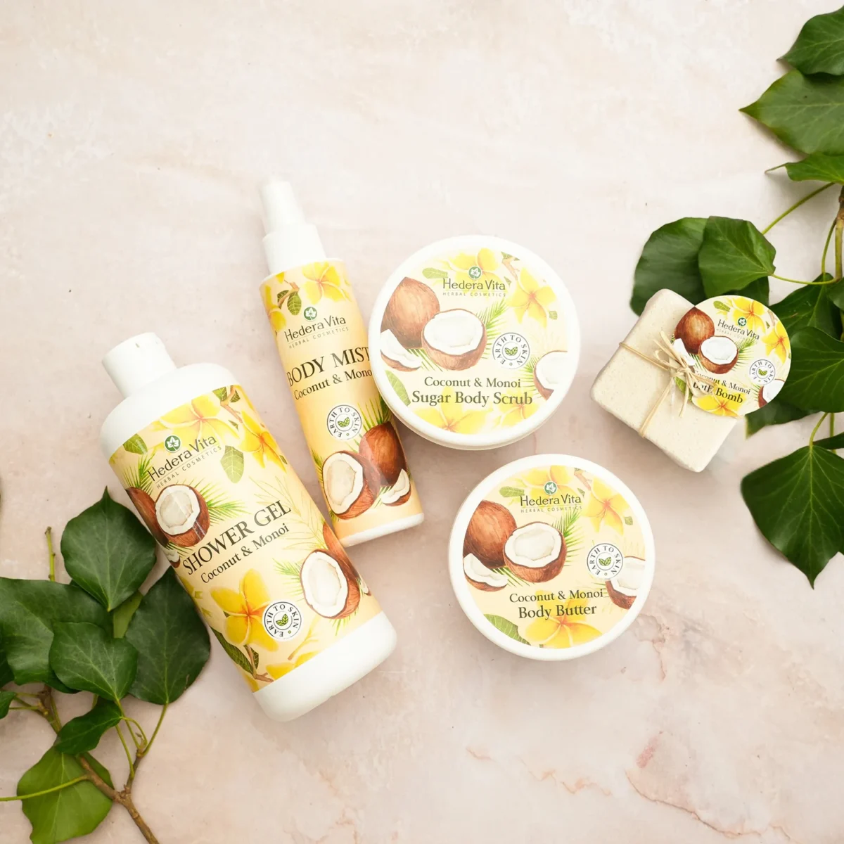 Earth To Skin set – Kokos/Monoi