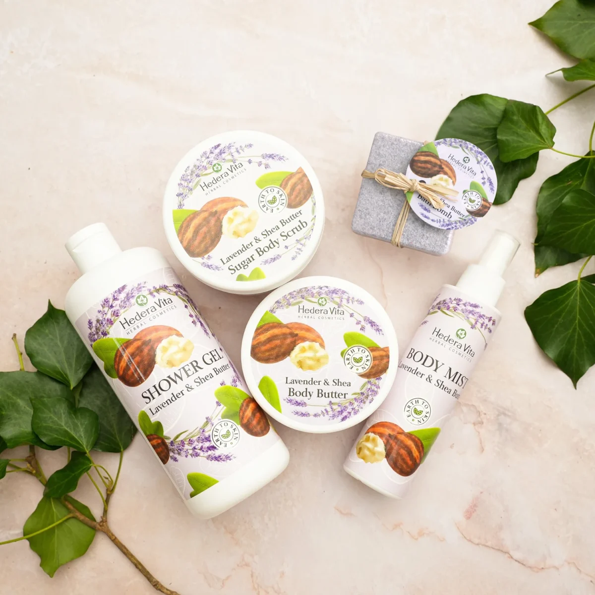 Earth To Skin set – Lavanda/Ši buter