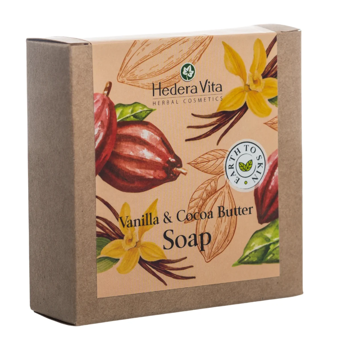 Earth to Skin – Vanila/Kakao – Sapun, 90g